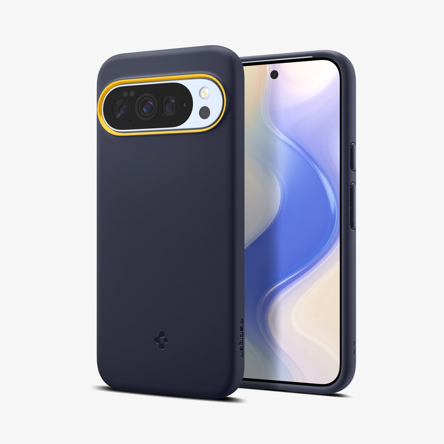 ACS09734 - GajPXL Case Nano Pop (MagFit) in blueberry navy showing the back and front