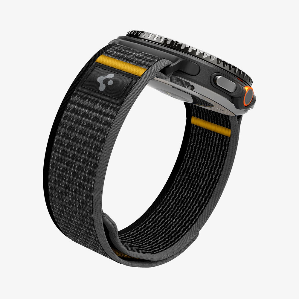 AMP10111 - Galaxy Watch 8 Series Athlex Air in Active Black showing the front, partial sides, inner side and bottom