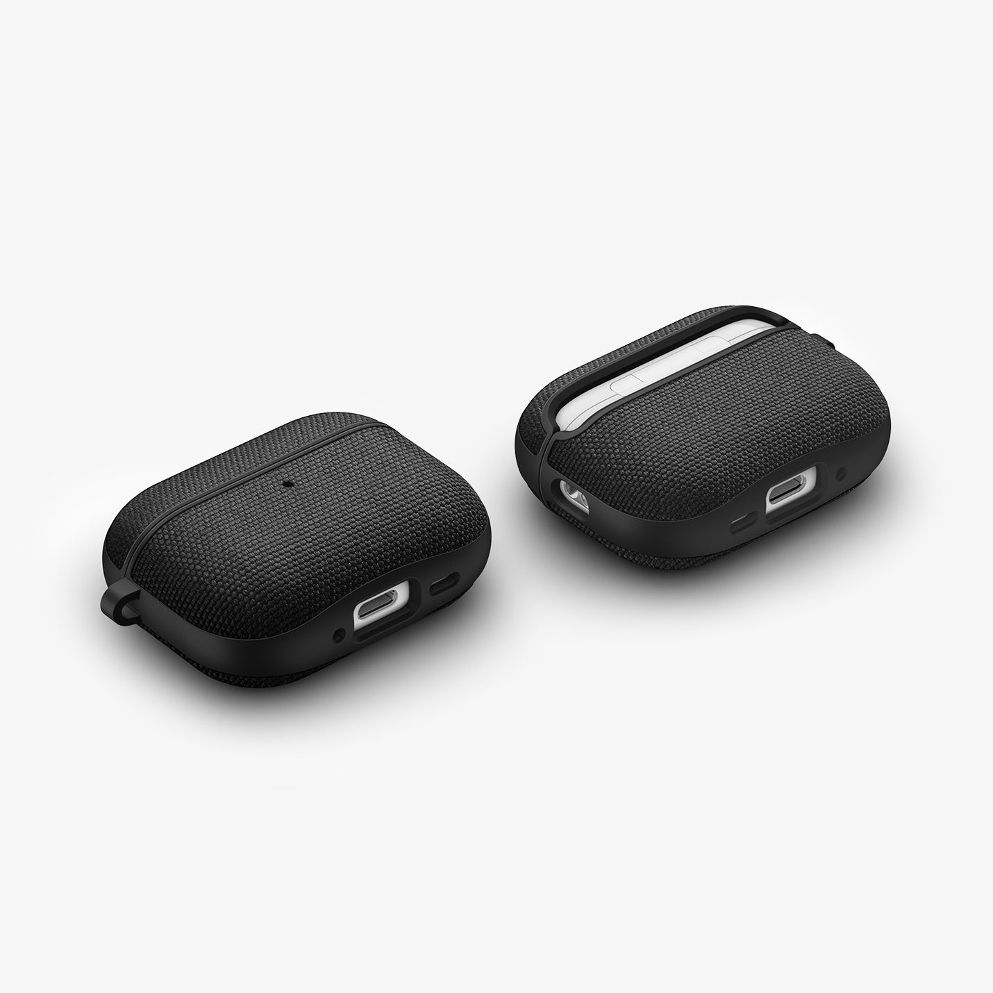 ACS09830 - AirPods Pro 3 Series Urban Fit in Matte Black showing the front, back, sides and bottom