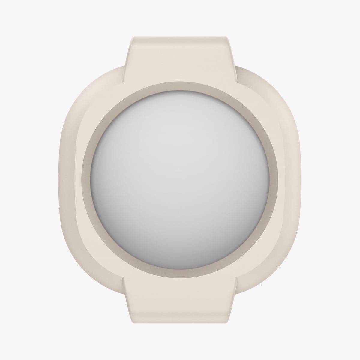 AHP03632 - Apple AirTag Pet Collar ComforTag in cream showing the back
