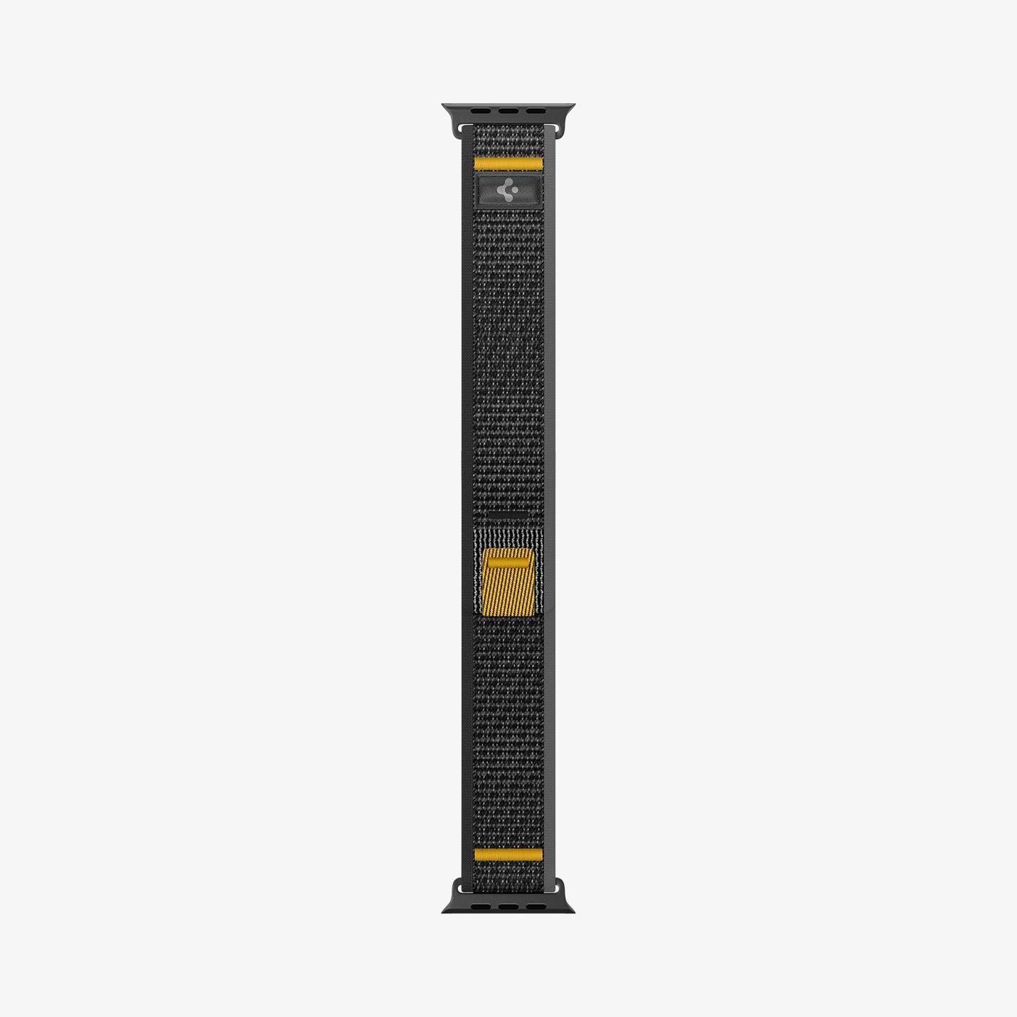 AMP09033 - Apple Watch 10 (46mm) Athlex Air in Active Black showing the band laid out