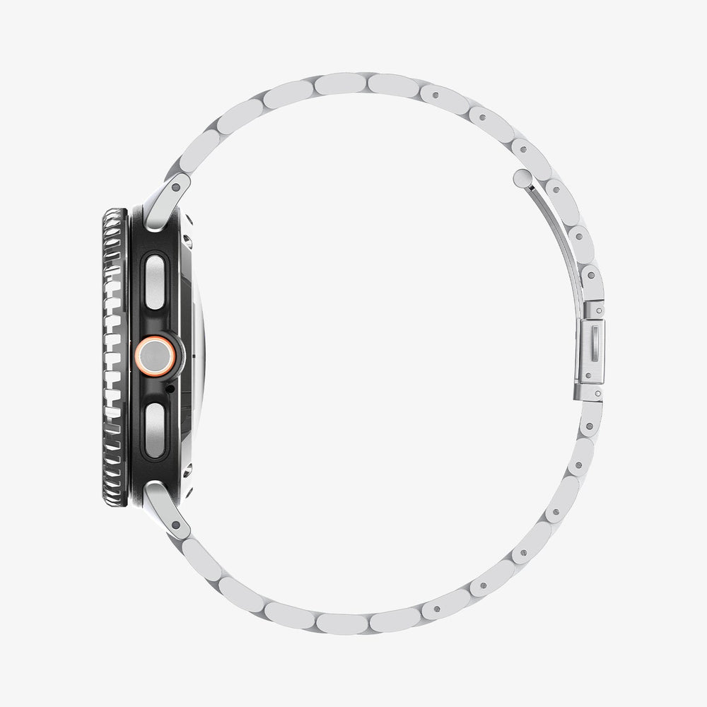 ACS10014 - Galaxy Watch 8 46mm Bezel Tune in black showing the side