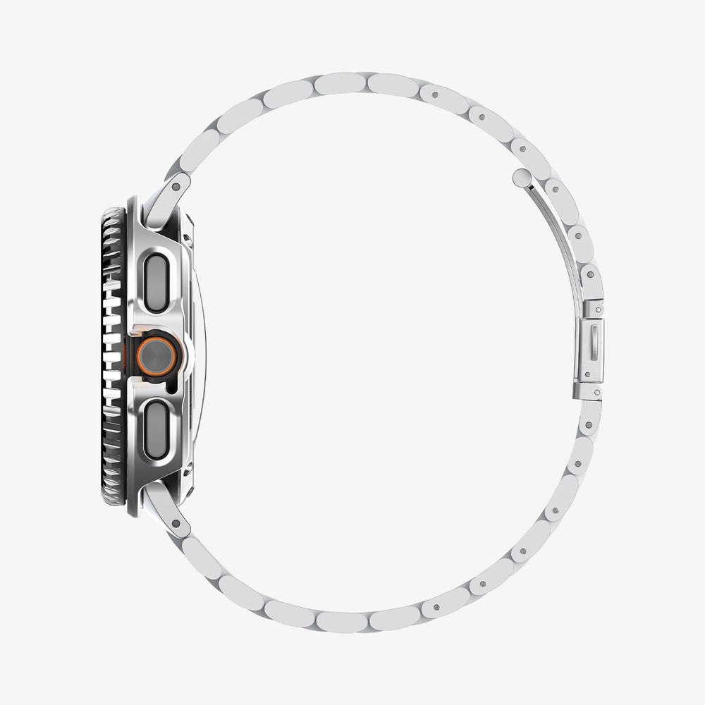 ACS10016 - Galaxy Watch 8 Bezel Tune Pro in black showing the side