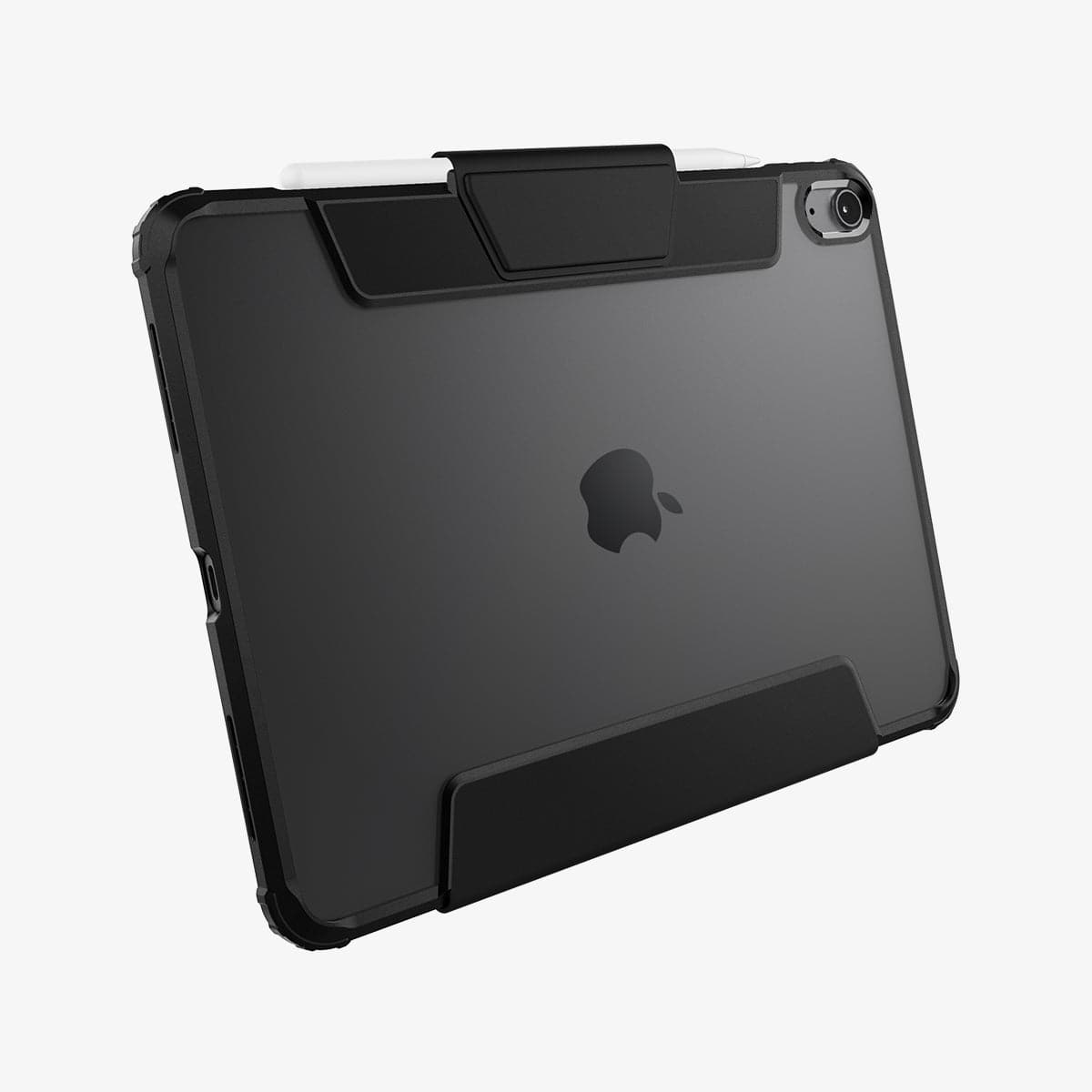 ACS05281 - iPad Air 10.9" (2022 / 2020) Case Ultra Hybrid Pro in black showing the back and bottom