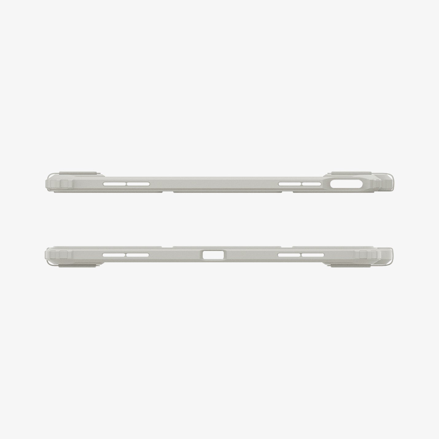 ACS07677 - iPad Air 12.9-inch Case Air Skin Pro in Gray showing the top and bottom