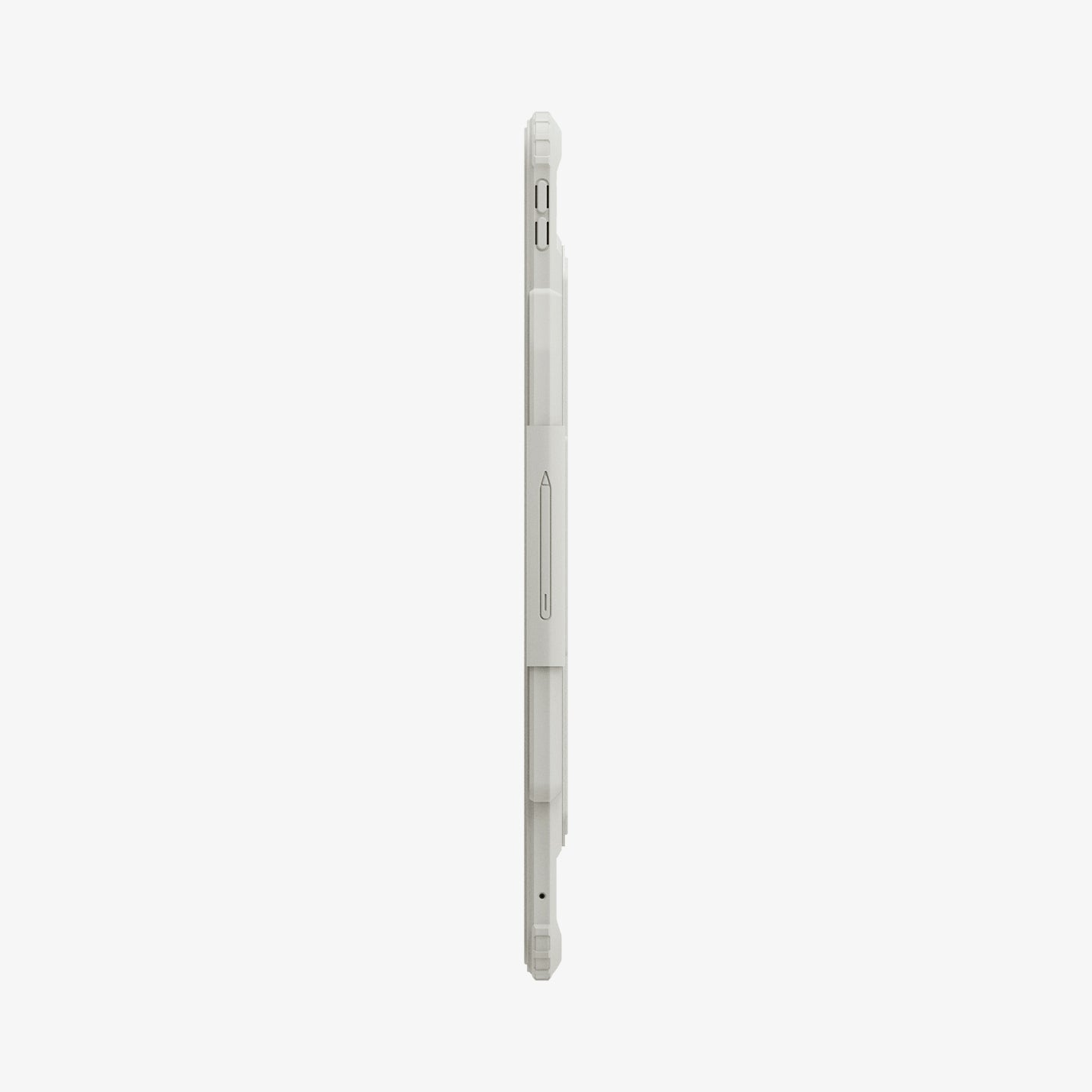 ACS07014 - iPad Pro 12.9-inch Case Air Skin Pro in Gray showing the side with side buttons