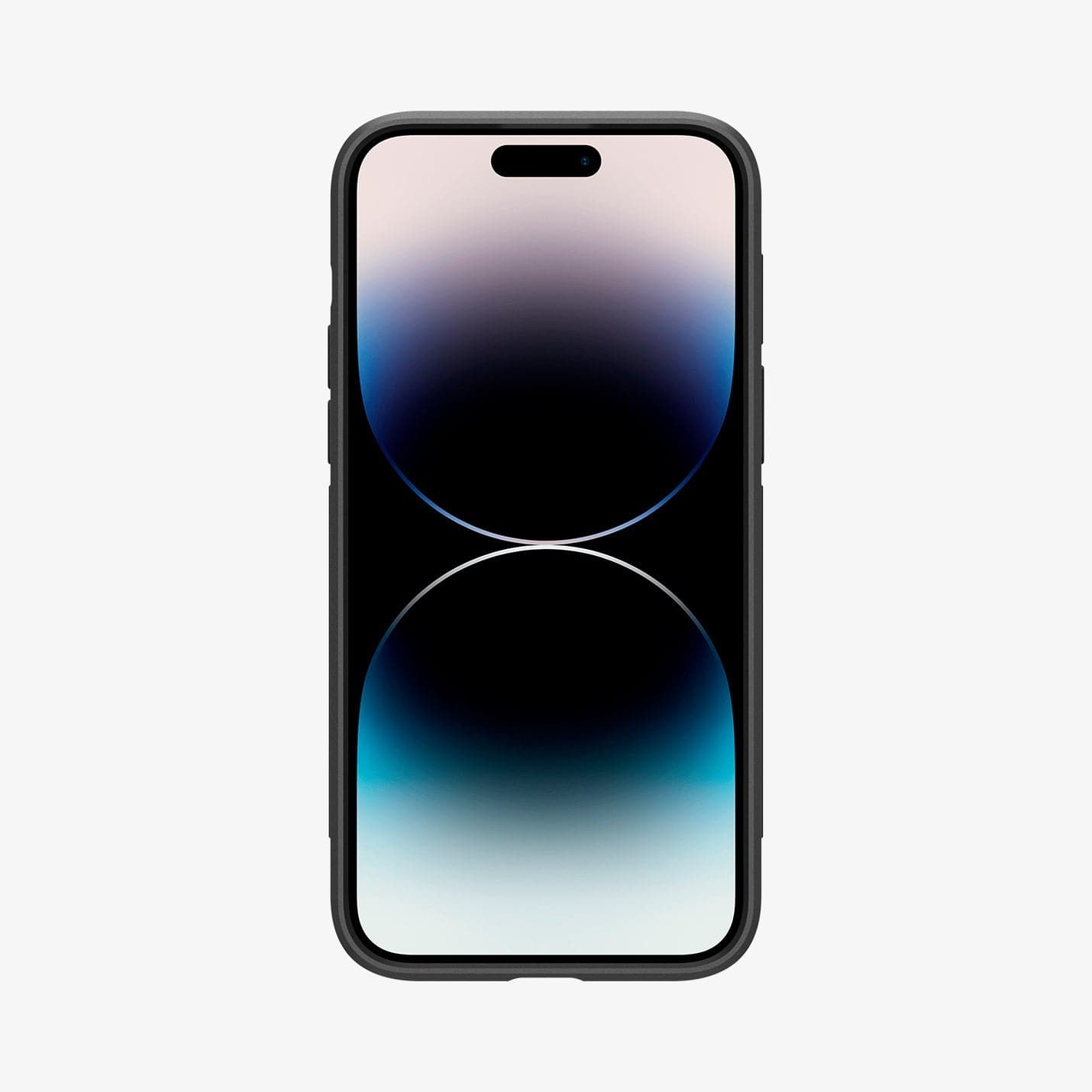 ACS04998 - iPhone 14 Pro Case Cryo Armor in matte black showing the front