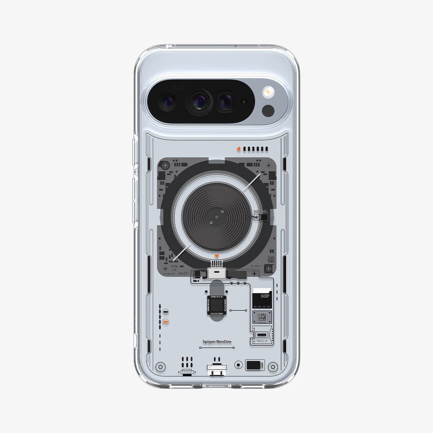 ACS09727 - GajPXL Case Ultra Hybrid Neo One (MagFit) showing the back
