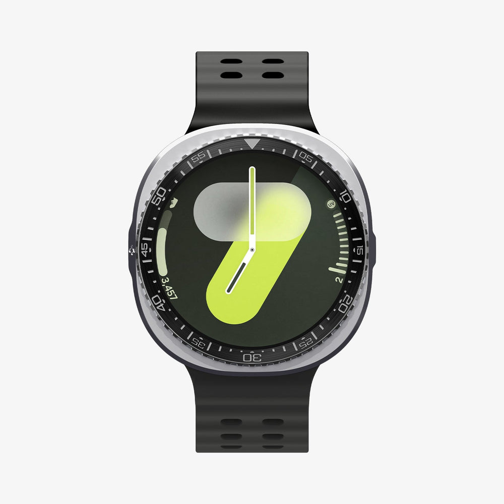ACS10010 - Galaxy Watch 8 Bezel Tune Pro in black showing the front