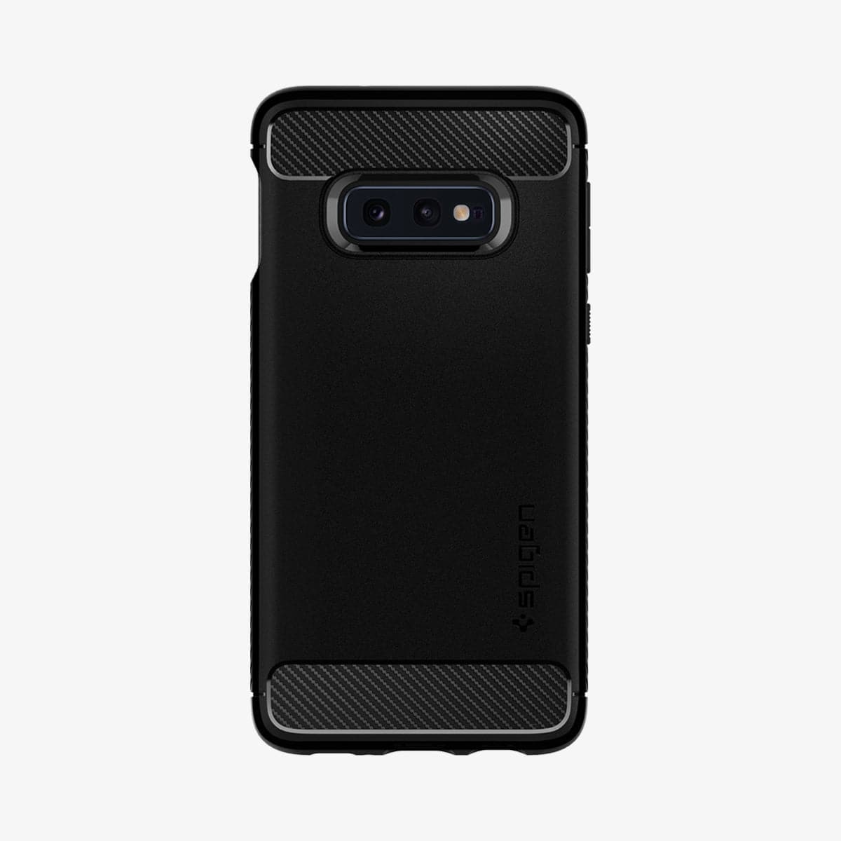 609CS25837 - Galaxy S10e Rugged Armor Case in black showing the back