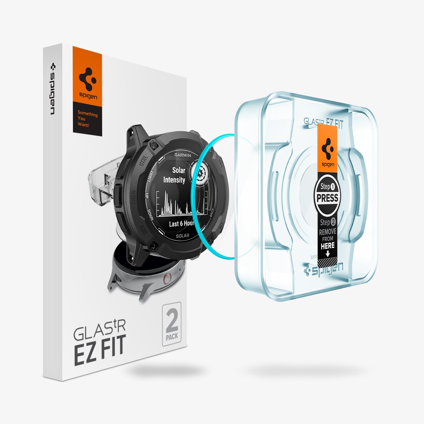 AGL07593 - Instinct 2X Glas.tR EZ FIT in Clear showing the
