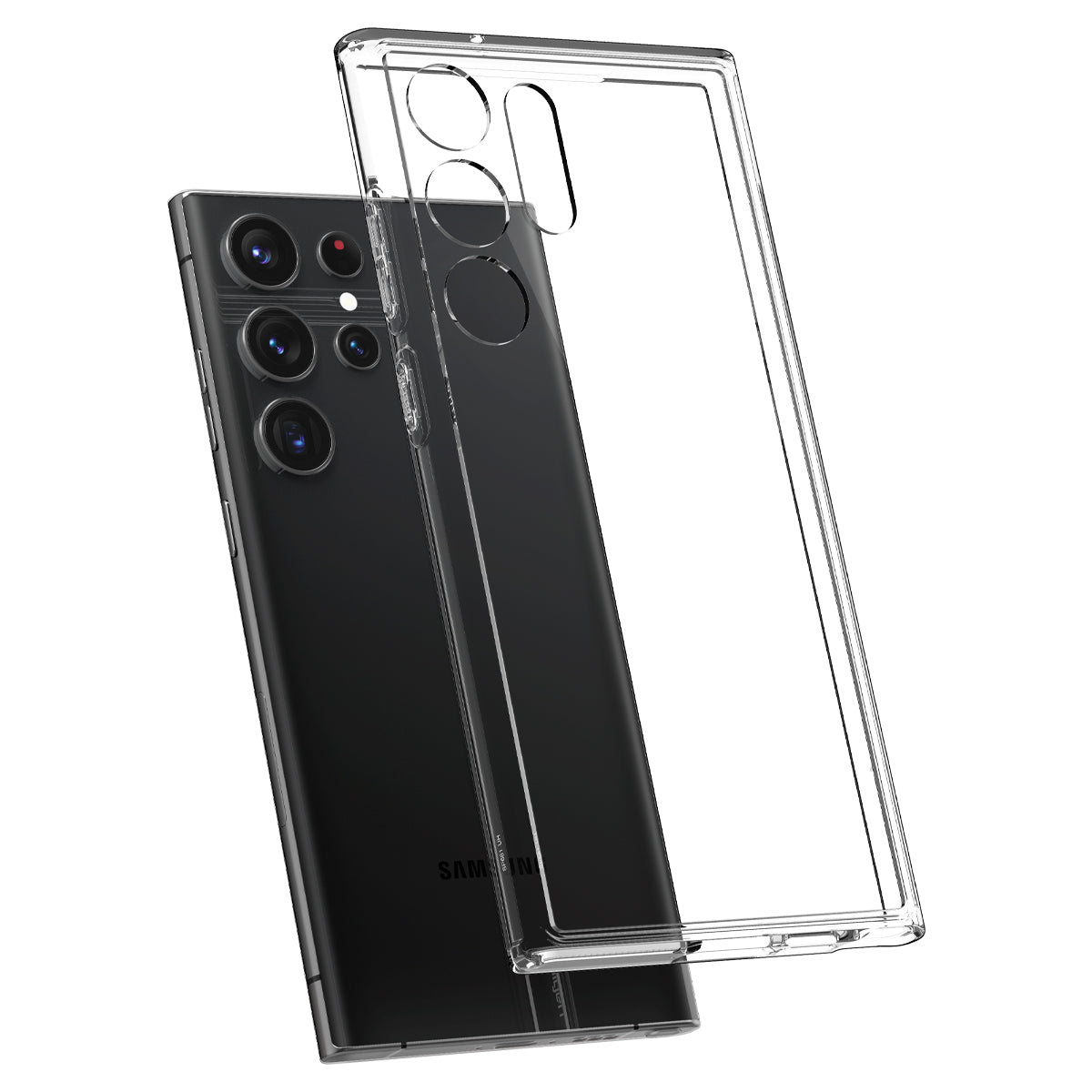 Spigen Ultra Hybrid S Designed for Galaxy S23 Ultra Case (2023) - Crystal  Clear