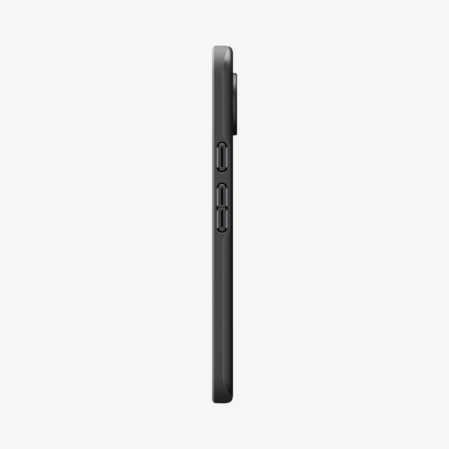 ACS09722 - GajPXL Thin Fit (MagFit) in black showing the side