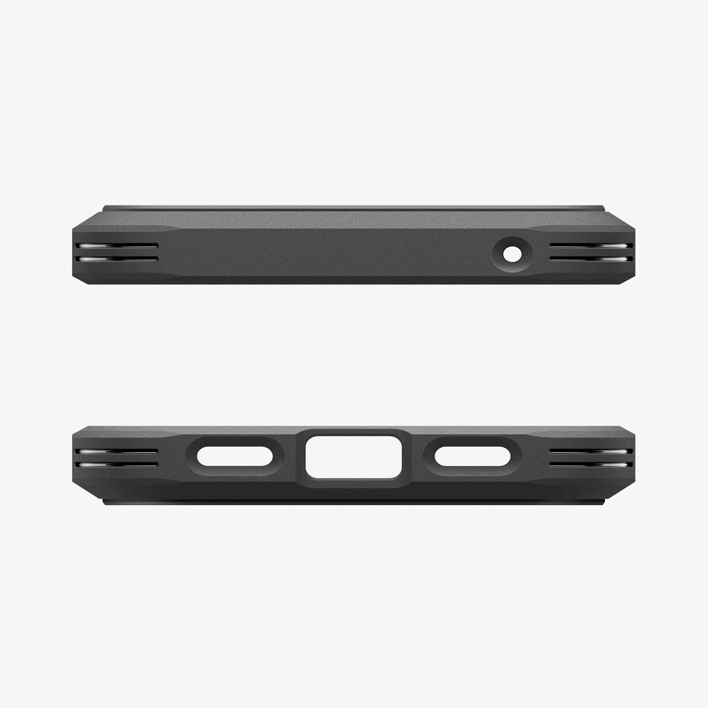 ACS09728 - Pixel 10 Pro XL Tough Armor AI (MagFit) in black showing the top and bottom of case