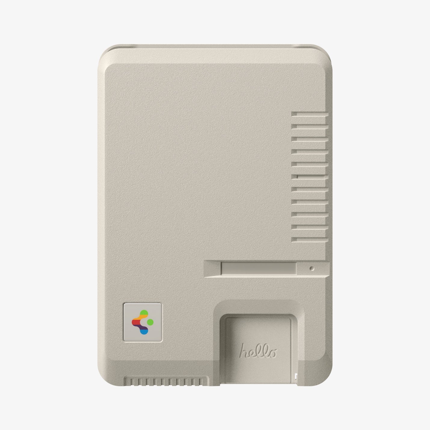 AFA10949 - Classic LS Card Holder (Mag Fit) in Stone showing the front