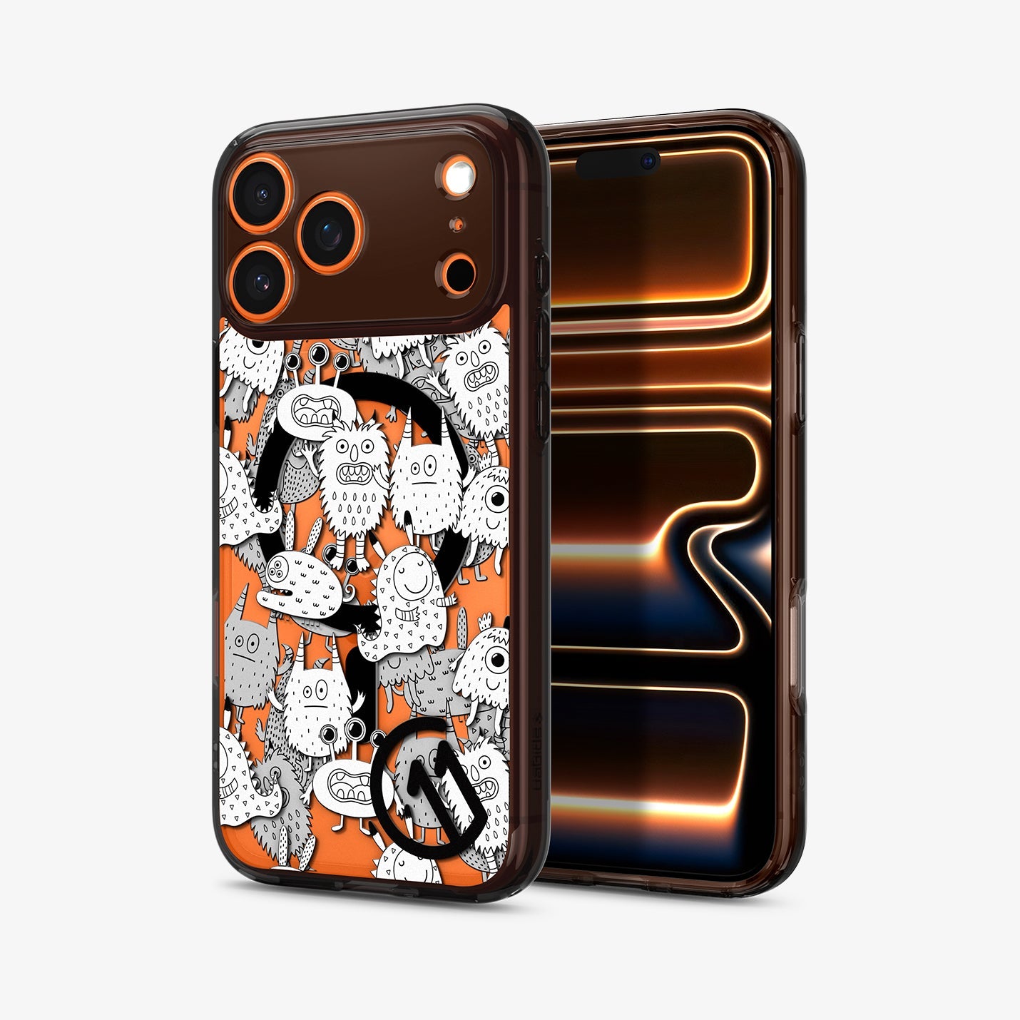 ACS11232 - iPhone 17 Pro Max case c11 Inkverse Edition (Mag Fit) showing the back, partial front and sides