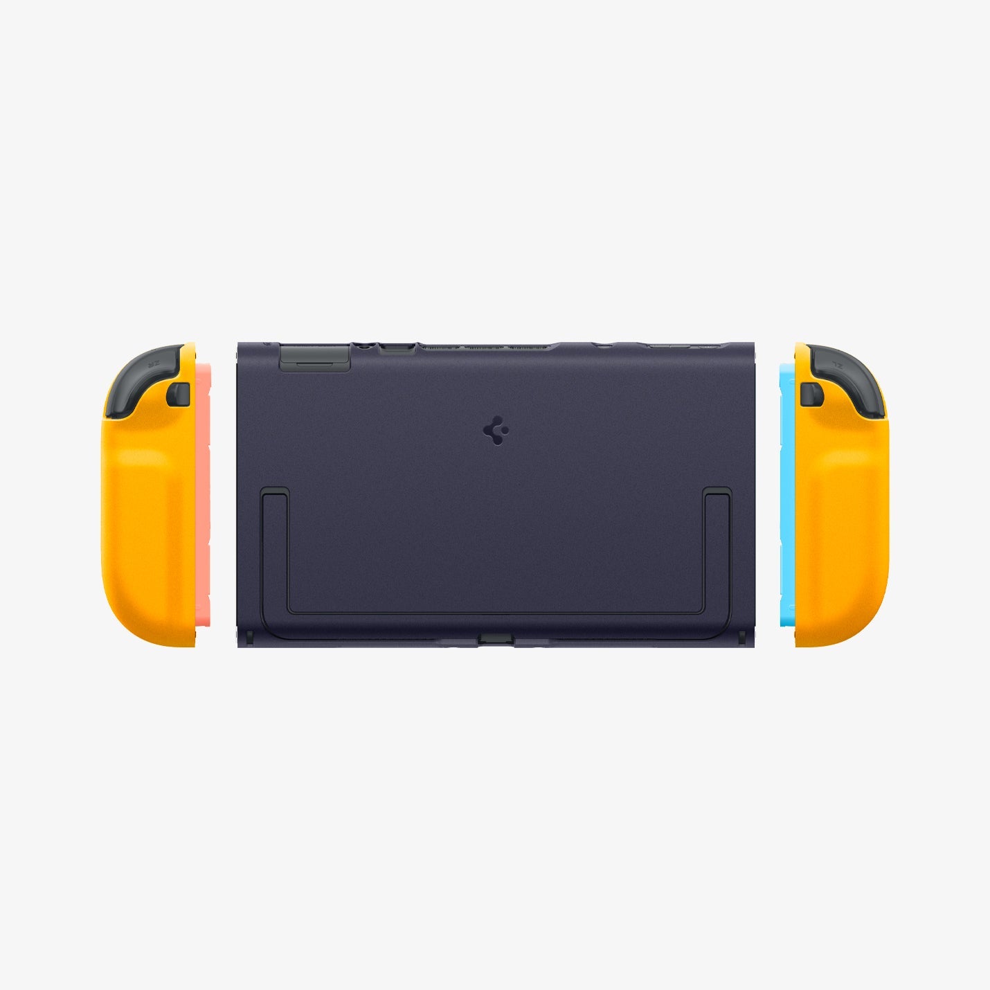 ACS10205 - Nintendo Switch 2 Case Nano Pop in Blueberry Navy showing the back with sides of the device detached