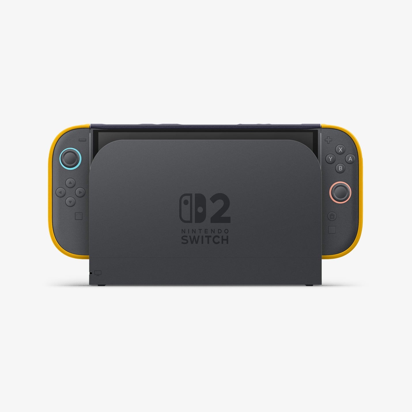 ACS10205 - Nintendo Switch 2 Case Nano Pop in Blueberry Navy showing the front with the device