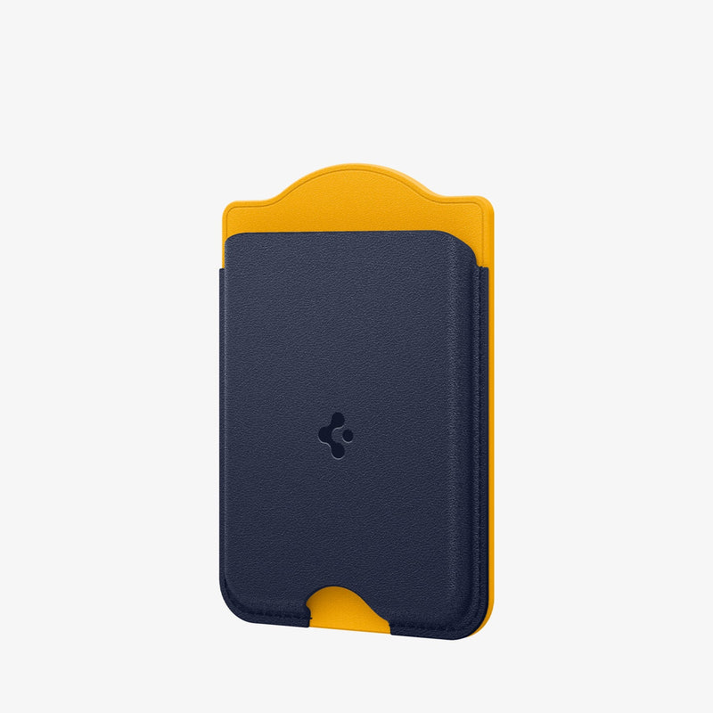 AFA09209 - Galaxy S25 Case MagSafe Card Holder Nano Pop (MagFit) in Blueberry Navy showing the front and partial side