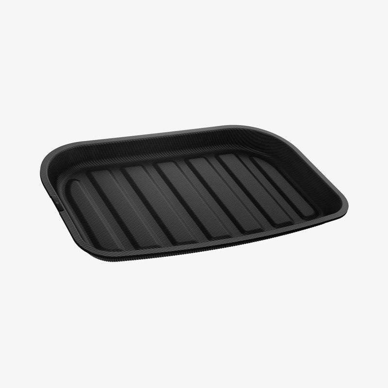 ACP06528 - Tesla Model Y Rear Trunk Storage Mat TL00-Y in Black showing the front and partial sides