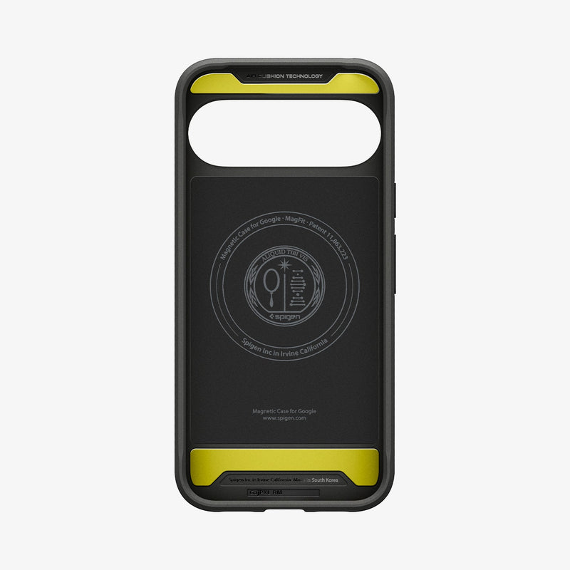 ACS09721 - GajPXL Case Rugged Armor (MagFit) in black showing the inside of case