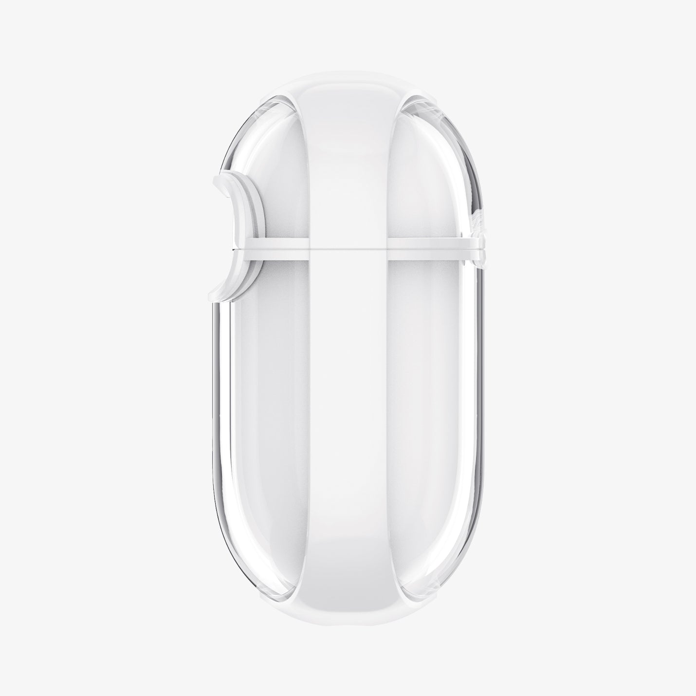 ACS08643 - AirPods 4 Pro / AirPods 4 Ultra Hybrid in Jet White showing the side