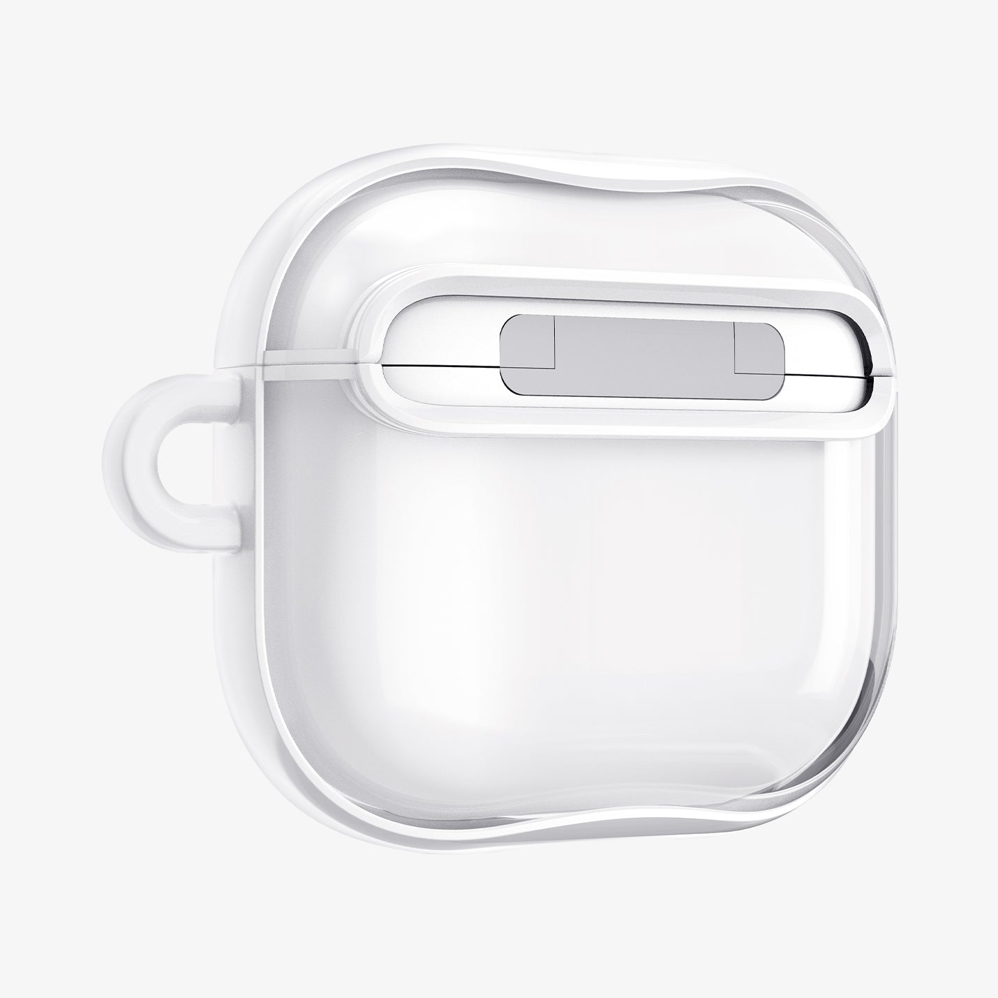 ACS08643 - AirPods 4 Pro / AirPods 4 Ultra Hybrid in Jet White showing the back