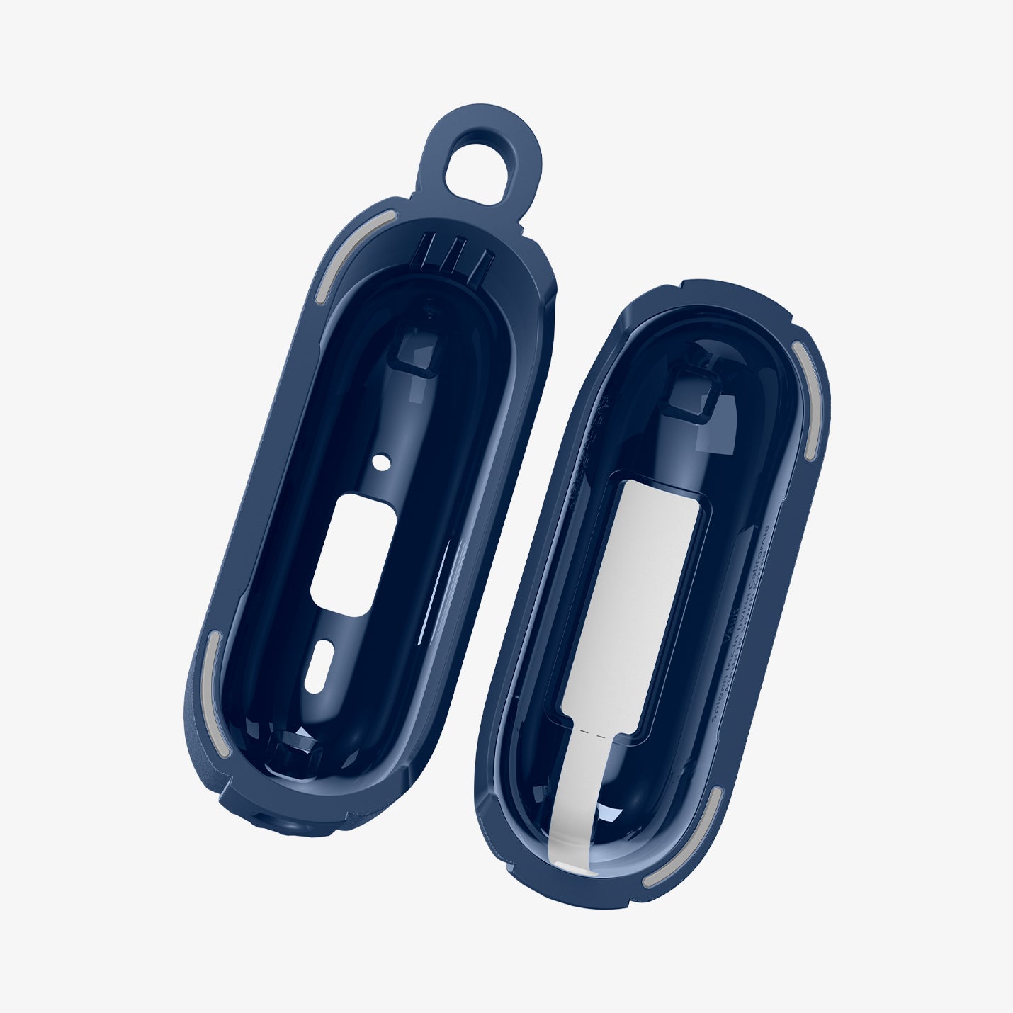 ACS09828 - AirPods Pro 3 Spigen Vault in Navy showing the inside of case