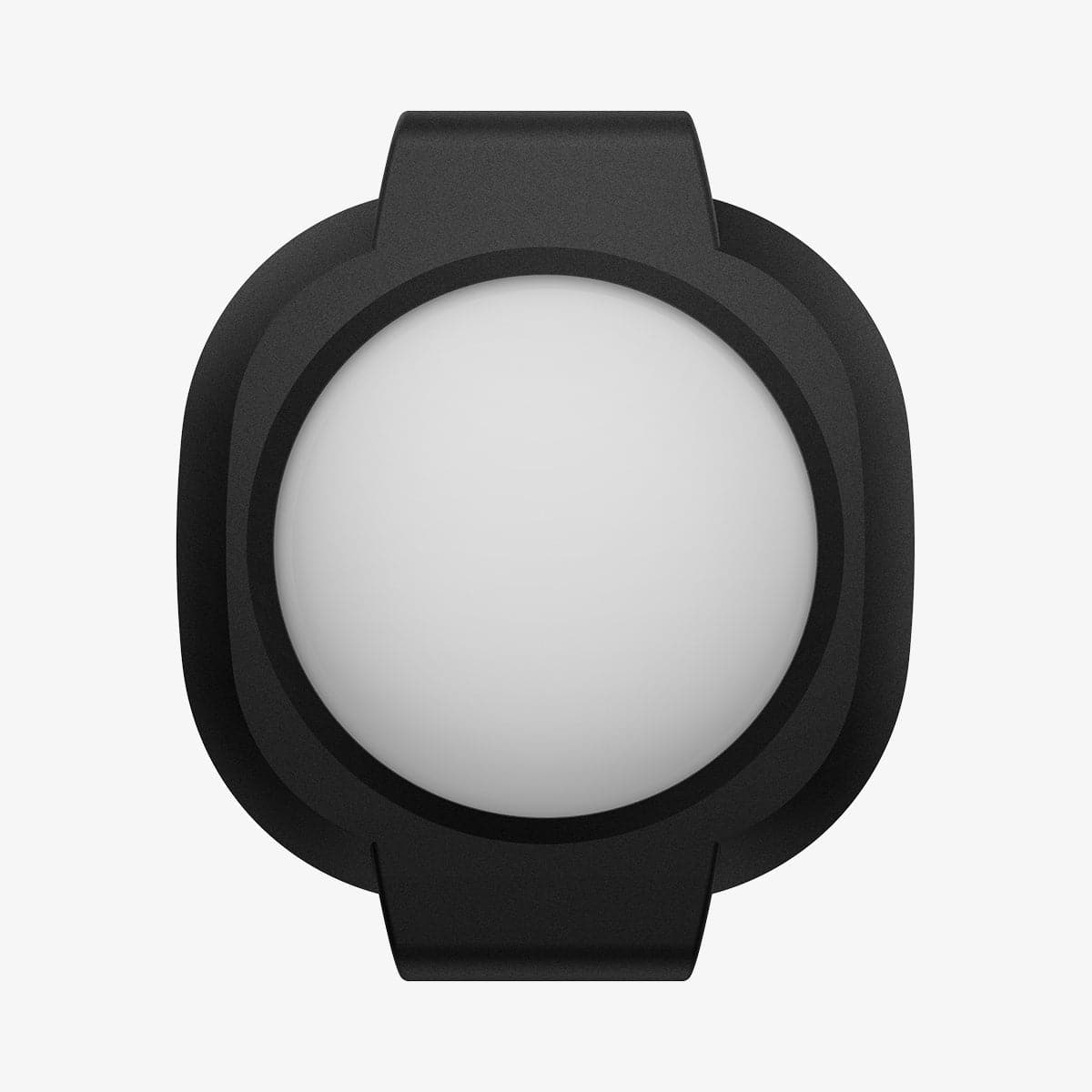 AHP03106 - Apple AirTag Pet Collar ComforTag in black showing the back