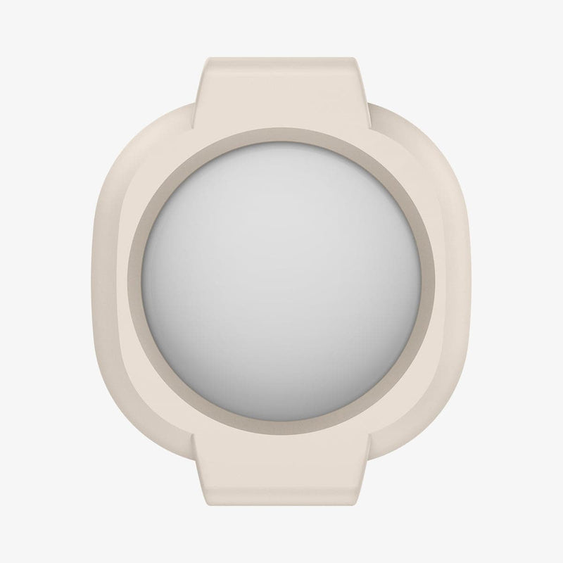 AHP03632 - Apple AirTag Pet Collar ComforTag in cream showing the back