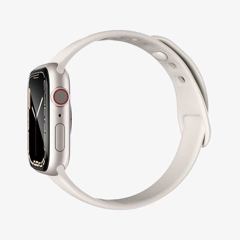 AFL04051- Apple Watch Series (45mm) Screen Protector ProFlex EZ Fit showing the side and inside of band