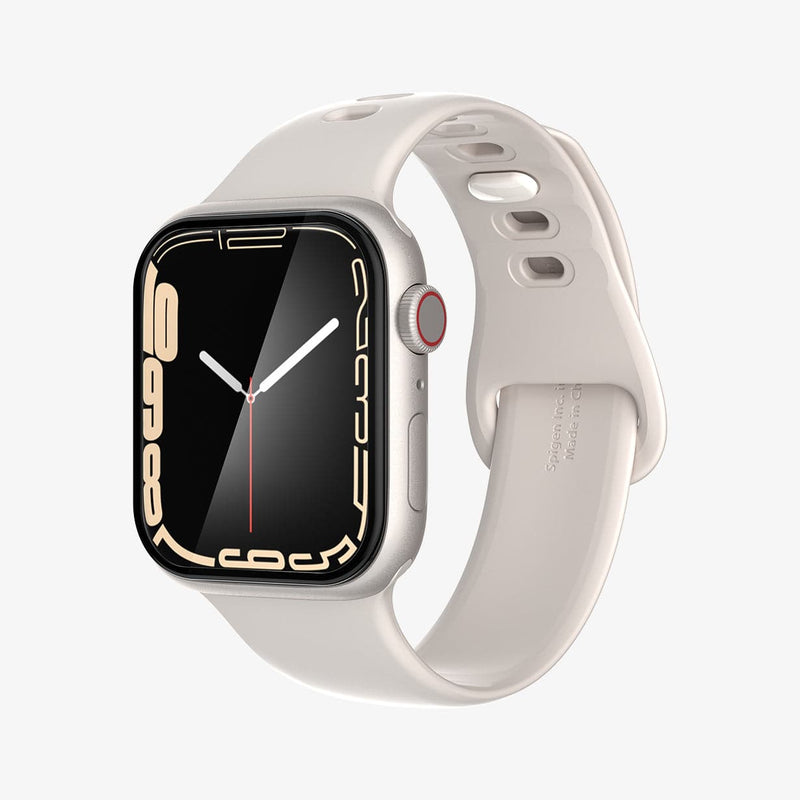 AFL04051- Apple Watch Series (45mm) Screen Protector ProFlex EZ Fit showing the front and inside of band