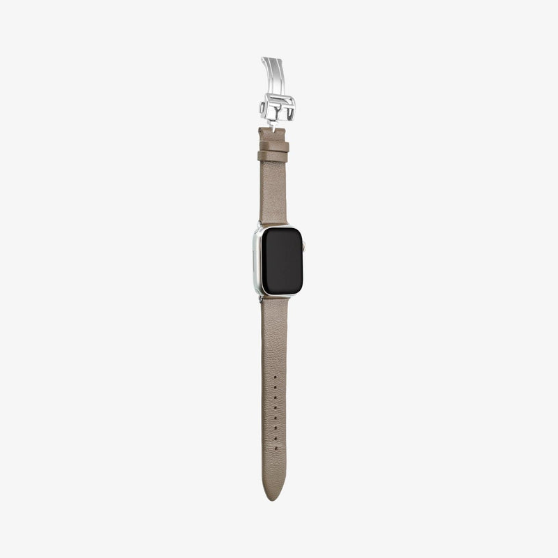 AMP06930 - Apple Watch (41mm)/Apple Watch (38mm) in etoupe showing the front and side