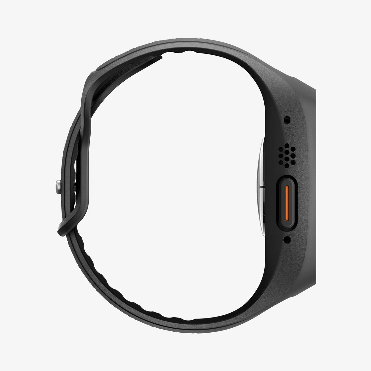 ACS11416 - Apple Watch Series - Liquid Air Pro with Screen Protector in Black showing side