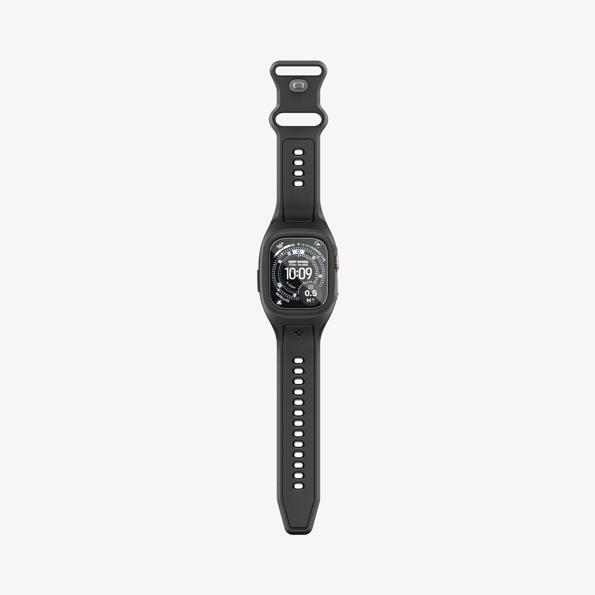 ACS11416 - Apple Watch Series - Liquid Air Pro with Screen Protector in Black showing back