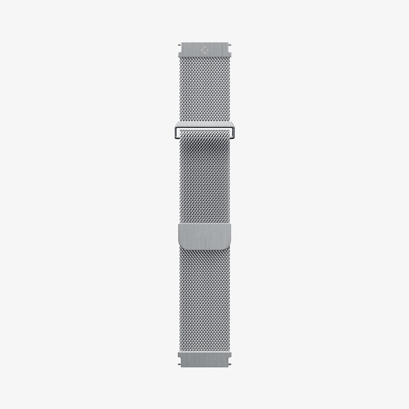 ACS04586 - Apple Watch (40mm) Metal Fit Pro in Silver showing the watch band laid out flat
