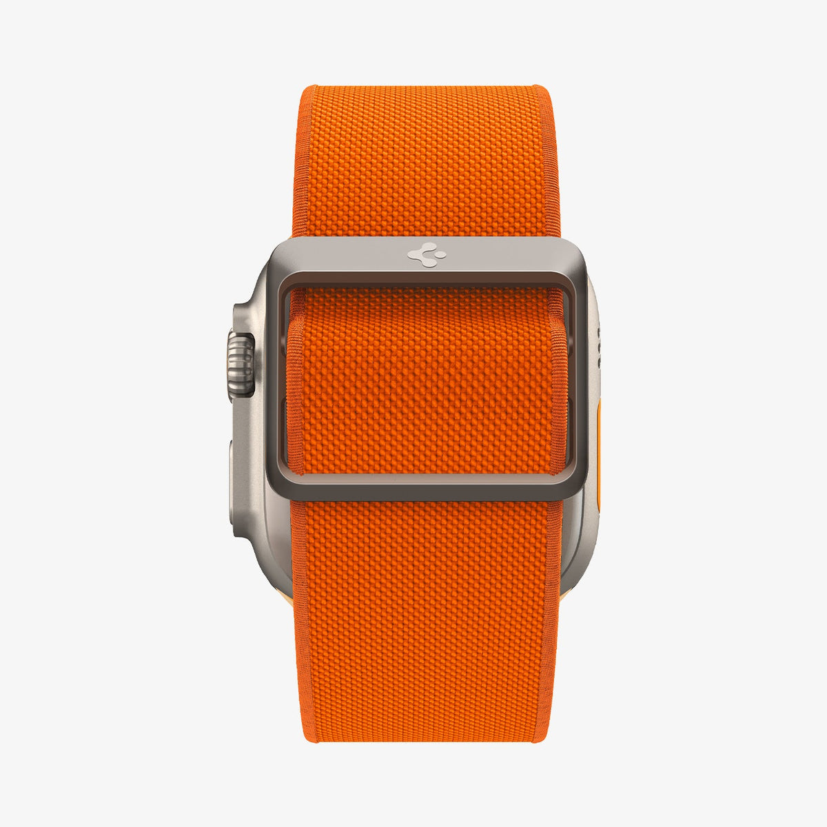 AMP05986 - Apple Watch Series (Apple Watch (49mm)/Apple Watch (45mm)/Apple Watch (42mm)) Watch Band Lite Fit Ultra in orange showing the back