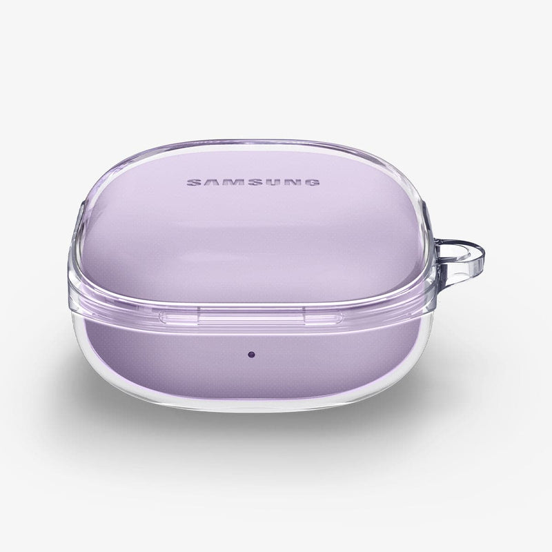 ASD02097 - Galaxy Buds 2 Pro / 2 / Pro / Live Case Ultra Hybrid in crystal clear showing the front and partial top
