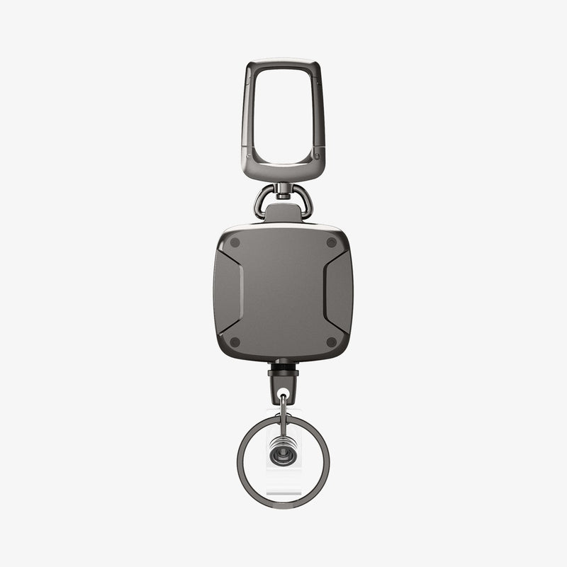 AHP03019 - Carabiner Reel Clip in black showing the back