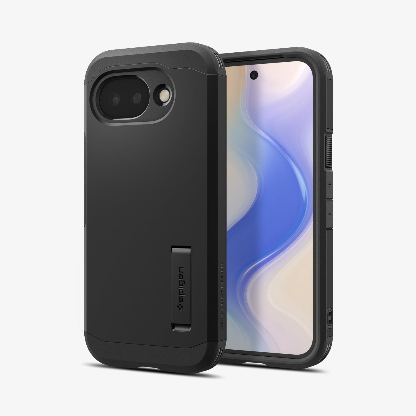 ACS11280 - Pixel 10a Tough Armor (Mag Fit) in Black showing the back and front