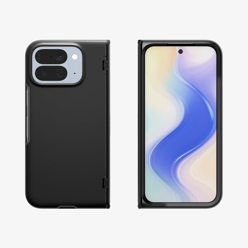 ACS09741 - GajPFD Case Slim Armor Pro (MagFit) in black showing the back and front of two devices