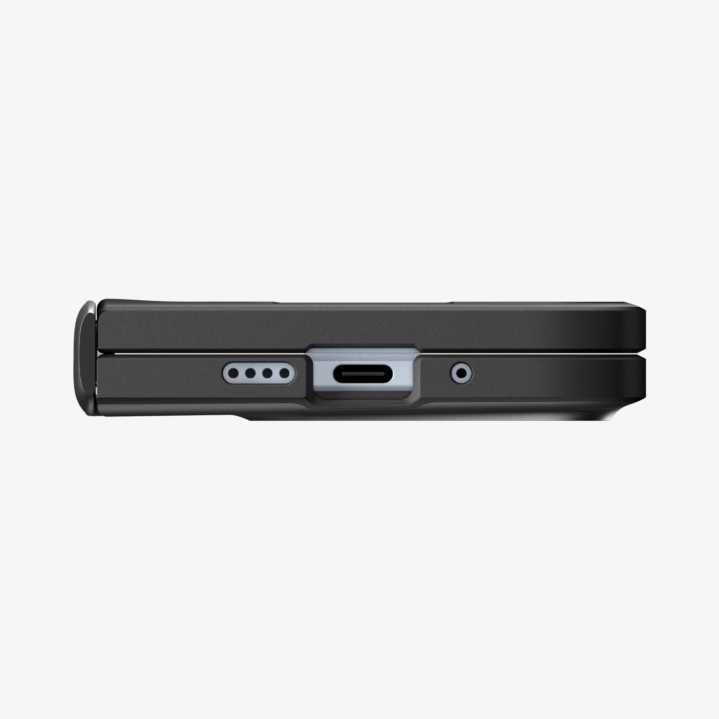 ACS09741 - GajPFD Case Slim Armor Pro (MagFit) in black showing the bottom