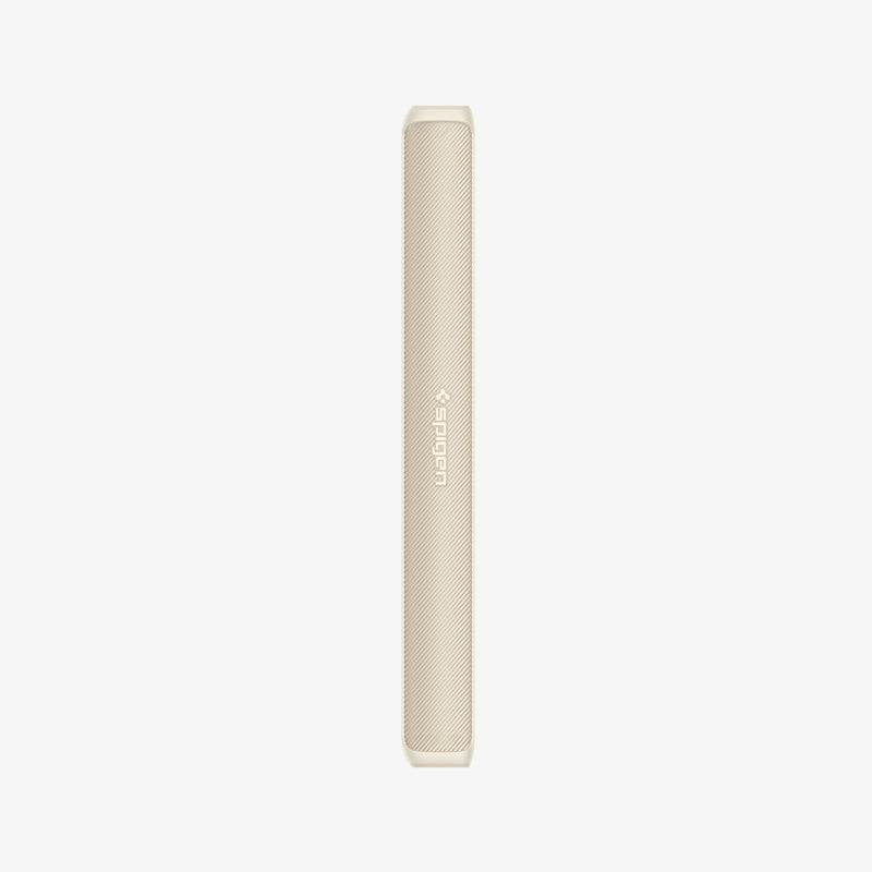 ACS05512 - Galaxy Z Fold 4 Case Galaxy Z Fold 4 Series Slim Armor Pro in Pearled Ivory showing the side, hinge part
