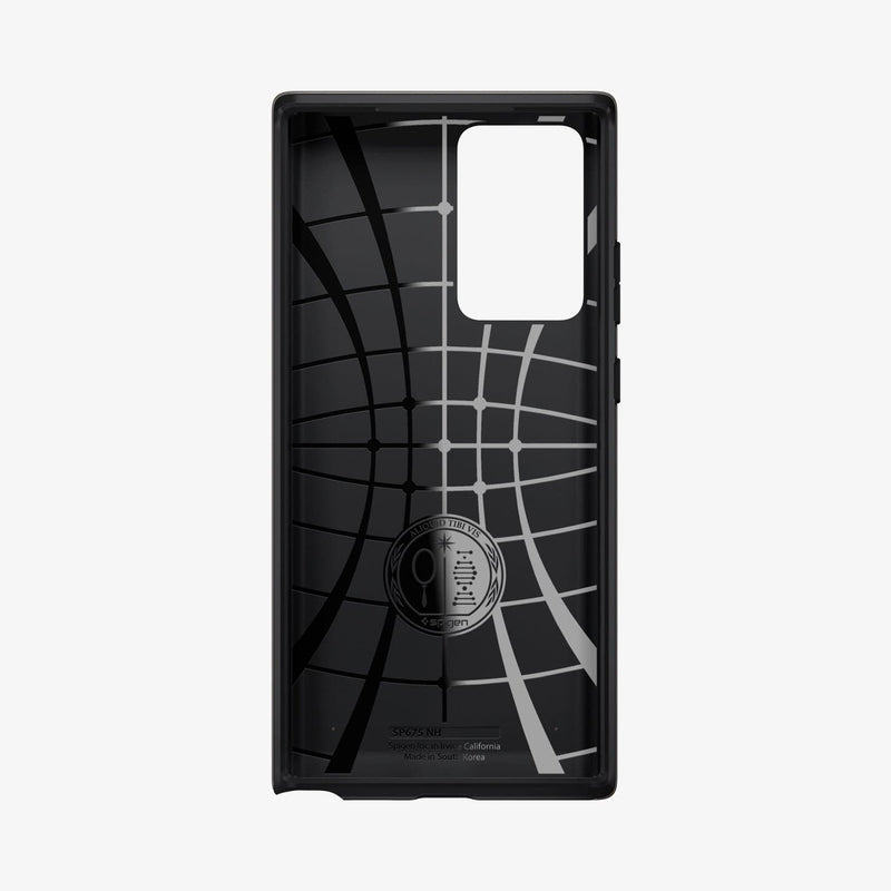 ACS01399 - Galaxy Note 20 Ultra Neo Hybrid Case in gunmetal showing the inside of case