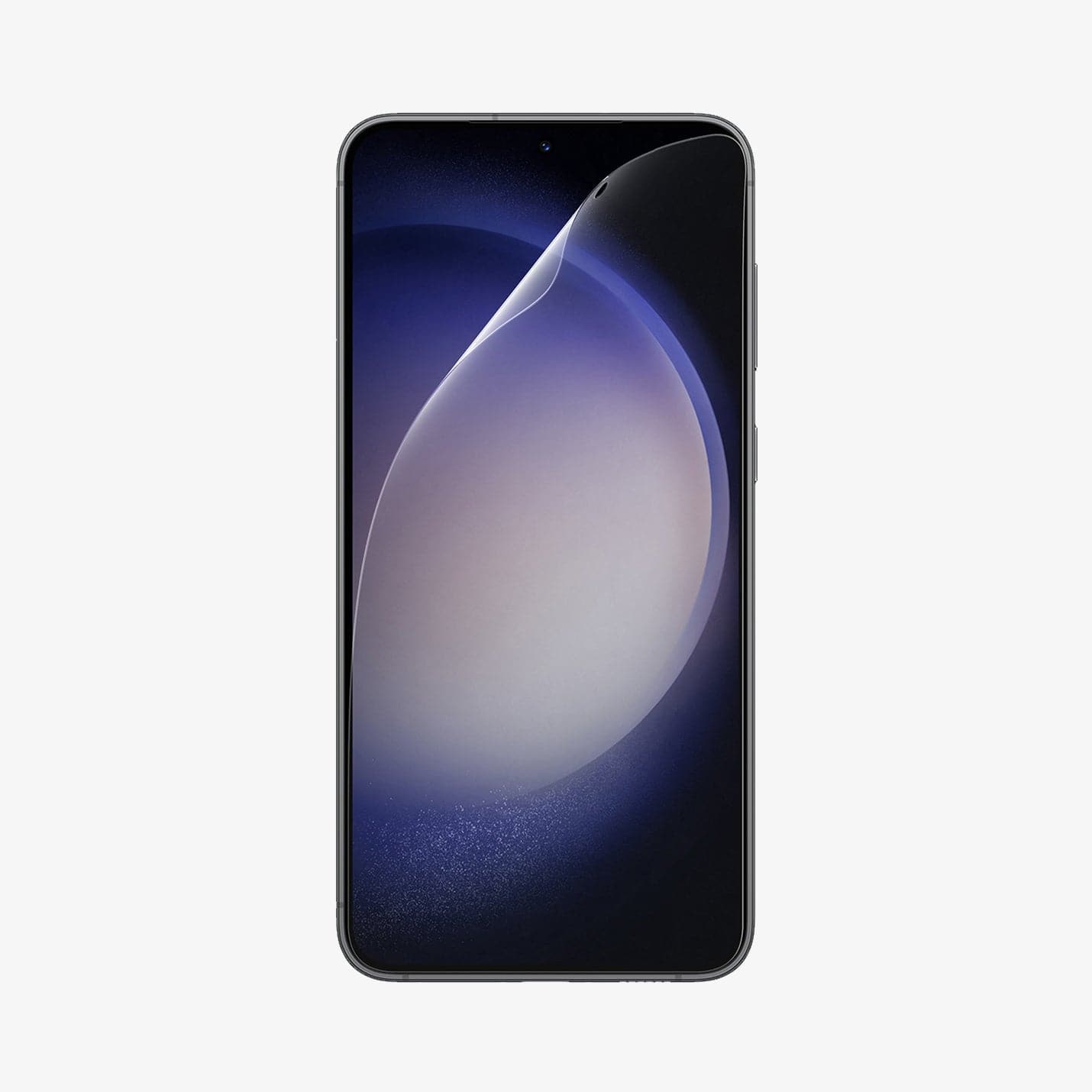 AFL05951 - Galaxy S23 Plus Screen Protector Neo Flex Solid showing the front with screen protector slightly bending