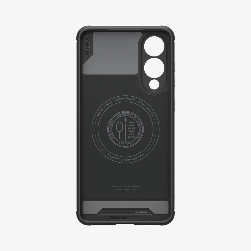 ACS09406 - Galaxy S25 Edge Case Core Armor (MagFit) in Matte Black showing the inner
