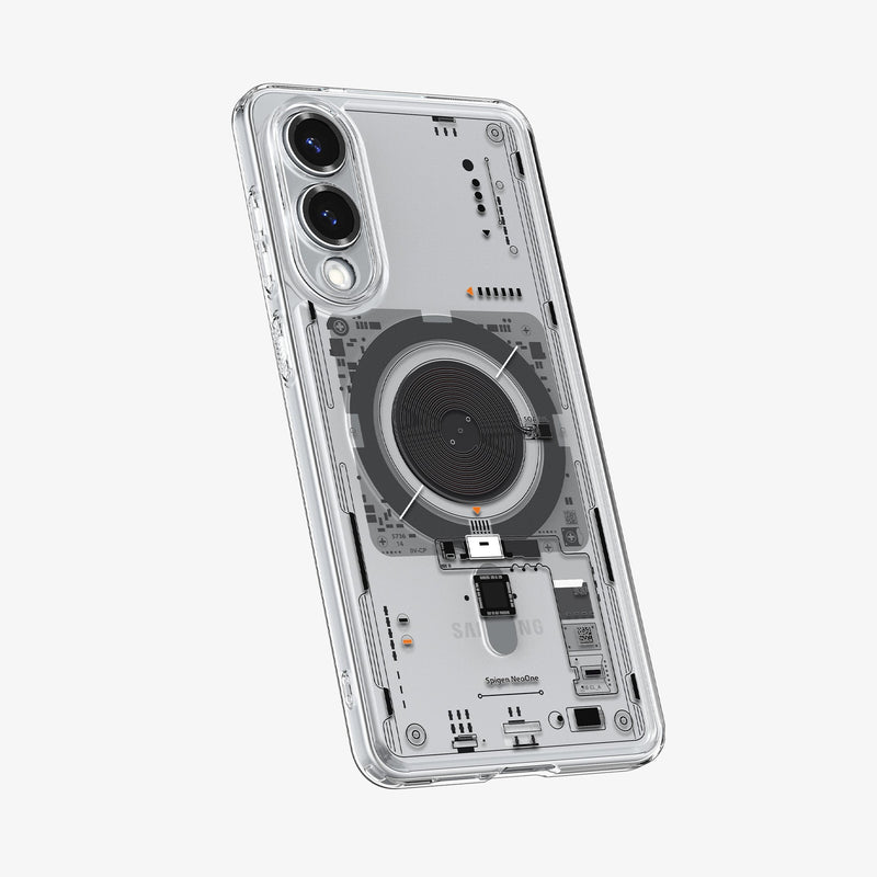 ACS09416 - Galaxy S25 Edge Case Ultra Hybrid Neo One showing the back and partial side