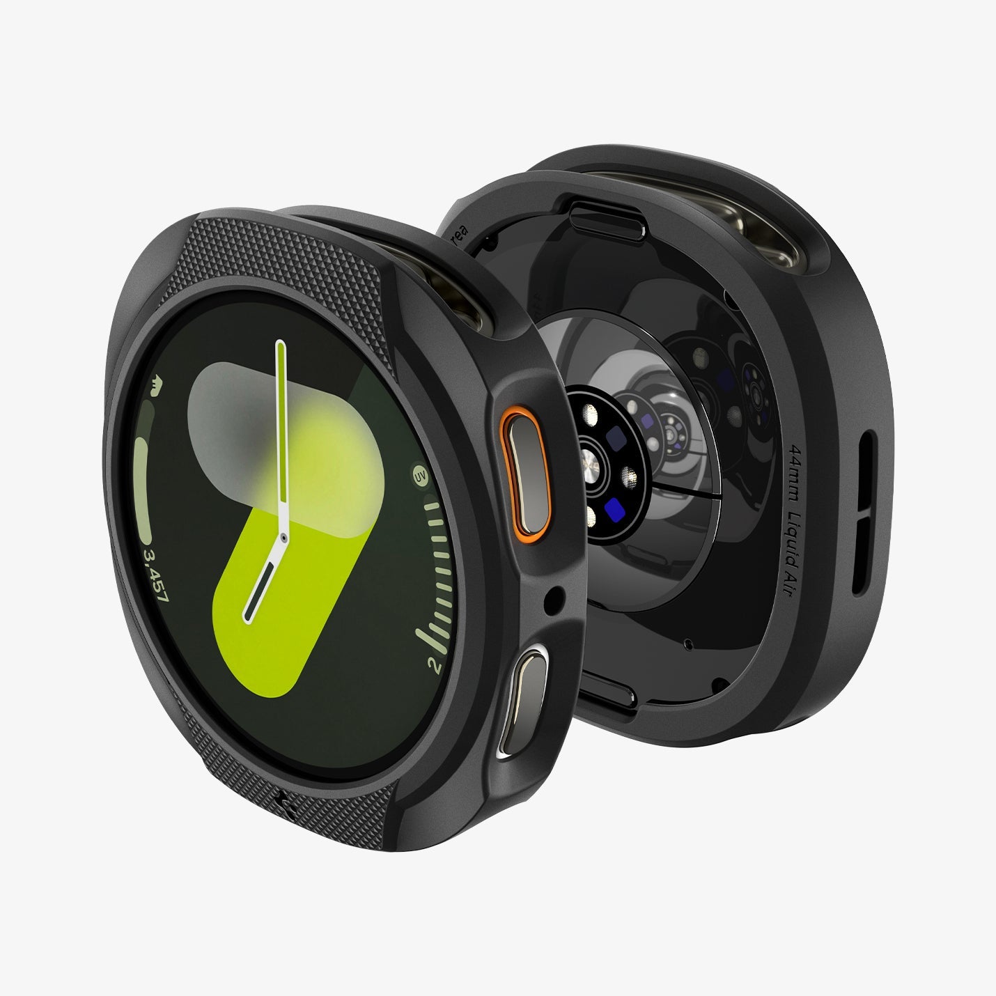 ACS09840 - Galaxy Watch 9 (44mm) Liquid Air showing the front, back, and sides of the watch face