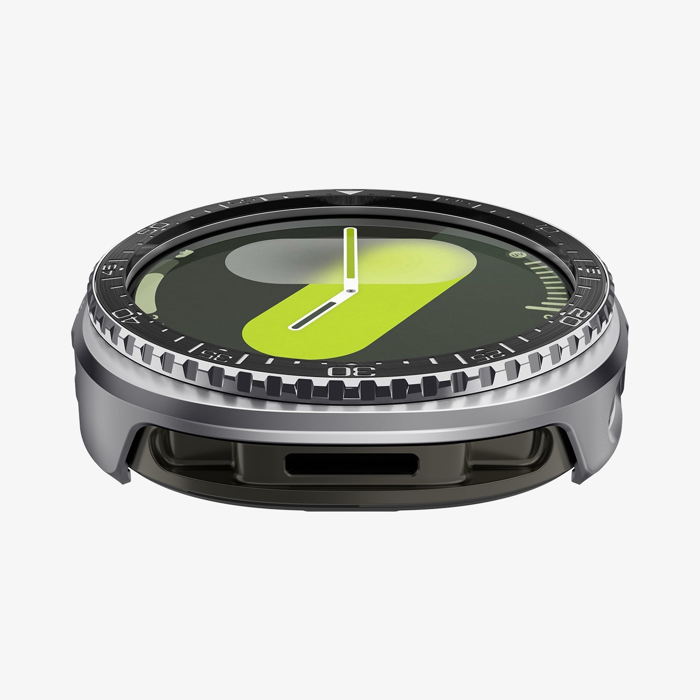 ACS10010 - Galaxy Watch 8 Bezel Tune Pro in black showing the front and side of watch face