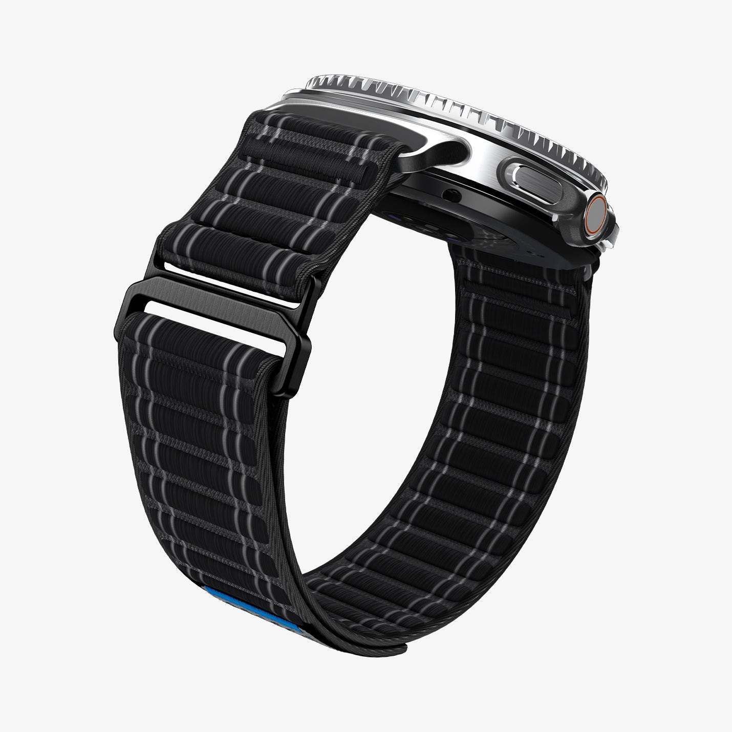 AMP10153 - Galaxy Watch 9 Series WBF0 in black showing the partial side, partial back, inner sides and partial bottom